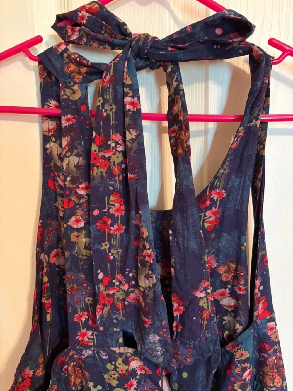 NATURAL LIFE “Hallie” Printed Halter Maxi Dress—XL - Picture 4 of 8